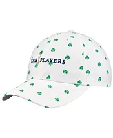 Imperial Men's White The Players Allover Shamrock Print Alter Ego Adjustable Hat