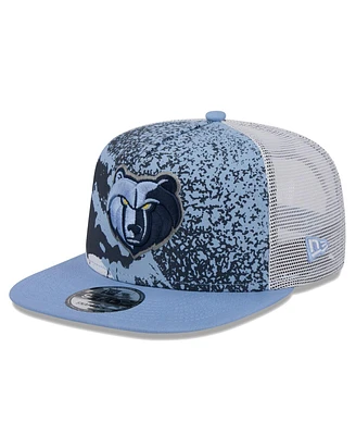 New Era Men's Light Blue Memphis Grizzlies Court Sport Speckle 9Fifty Snapback Hat