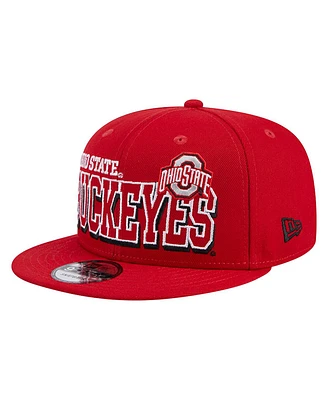 New Era Men's Scarlet Ohio State Buckeyes Game Day 9Fifty Snapback Hat