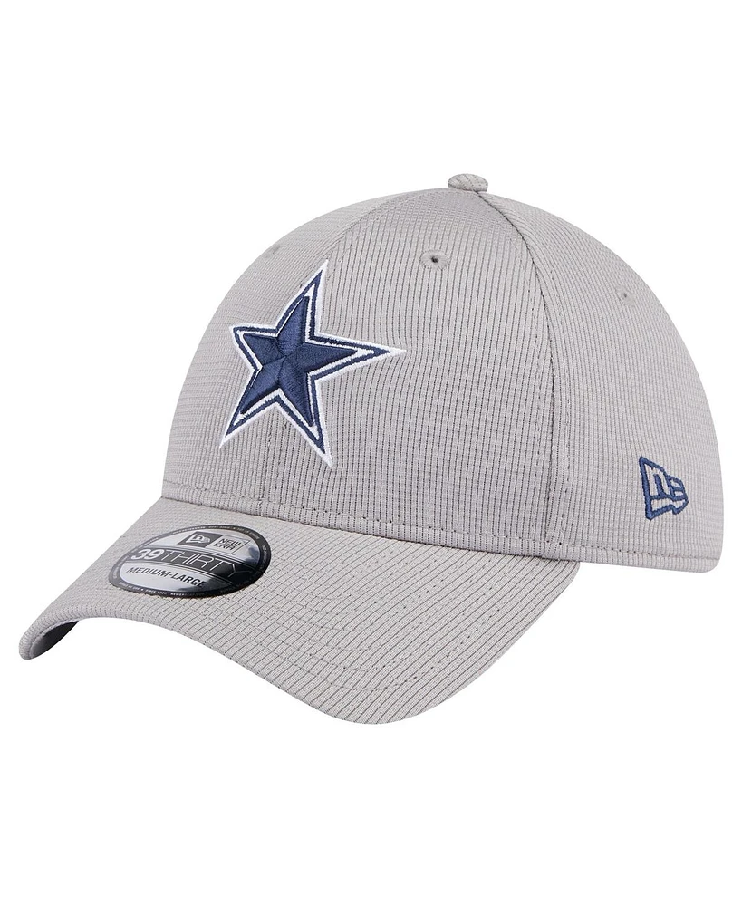 New Era Men's Gray Dallas Cowboys Active 39Thirty Flex Hat