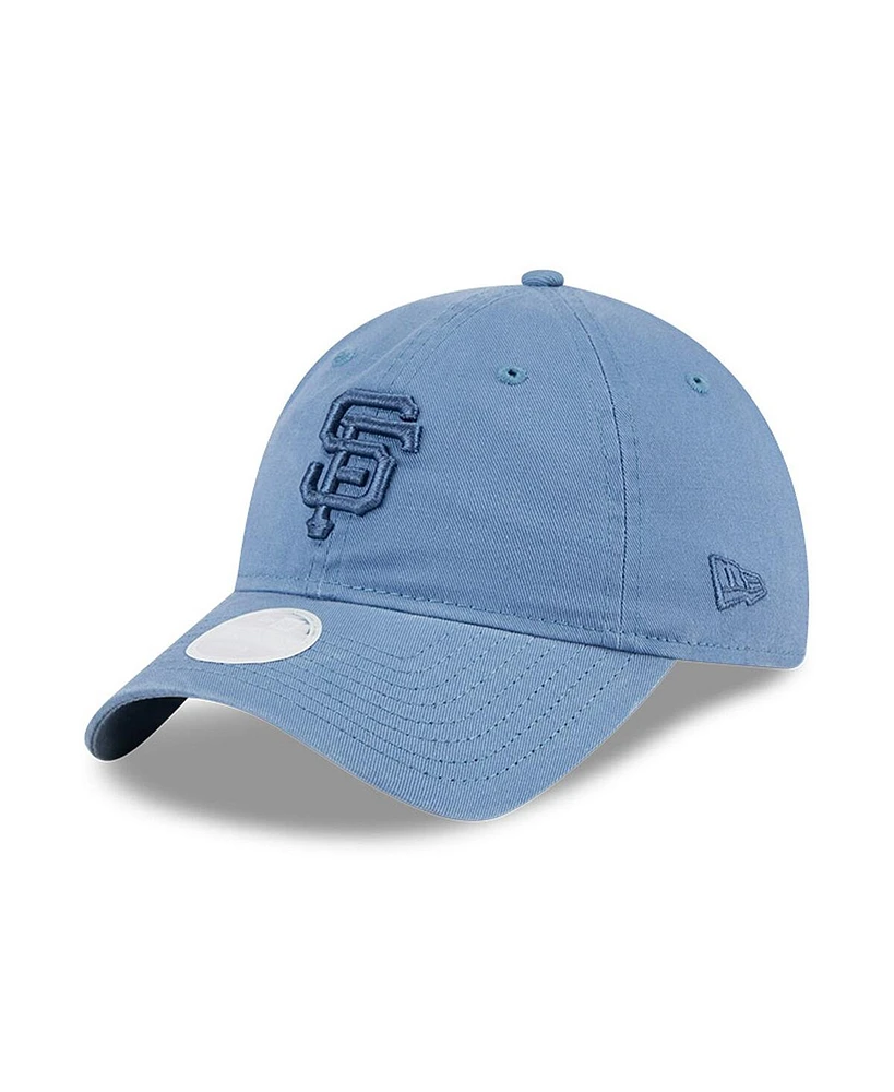 New Era Women's San Francisco Giants Faded Blue 9Twenty Adjustable Hat