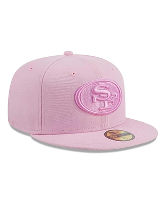 New Era Men's Pink San Francisco 49ers Color Pack 59fifty Fitted Hat