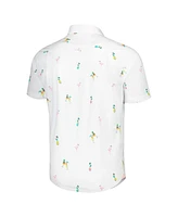 Tommy Bahama Men's White Dallas Cowboys Nova Wave Flocktail Button-Up Shirt