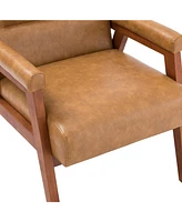 Aalto Transitional Upholstered Armchair with Tufted Design