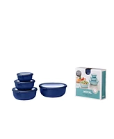 Mepal Cirqula 4Pc. Round Shallow Multi Bowl Set