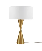 Ink+Ivy Gold Hourglass Metal Table Lamp