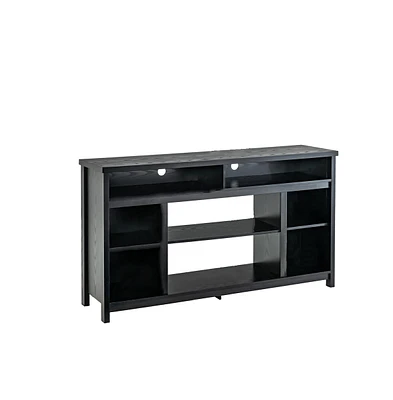 Slickblue 58 Inch Tv Stand Entertainment Console Center with Adjustable Open Shelves