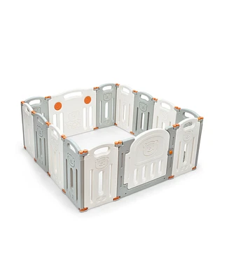 Slickblue Foldable Baby Playpen with 14 Panel