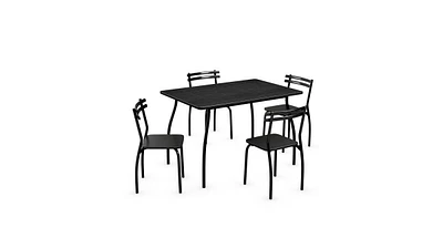 Slickblue 5 pcs Dining Table and Chair Set
