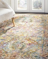 Safavieh Crystal CRS516 Light Blue and Orange 3' x 5' Area Rug