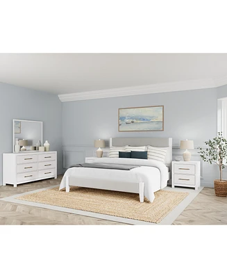 Catriona 3pc Bedroom Set (King Upholstered Bed, Dresser & 2-Drawer Nightstand), Created for Macy's