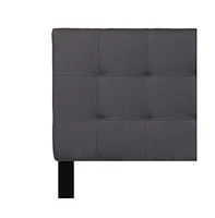 Quilted Tufted Queen Upholstered Headboard