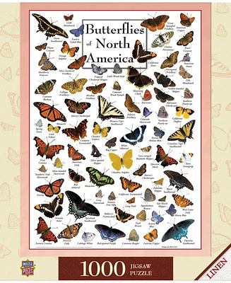 Masterpieces Butterflies of North America 1000 Piece Jigsaw Puzzle