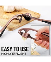 Premium Garlic Press Set - Rust Proof & Dishwasher Safe Professional Mincer Tool