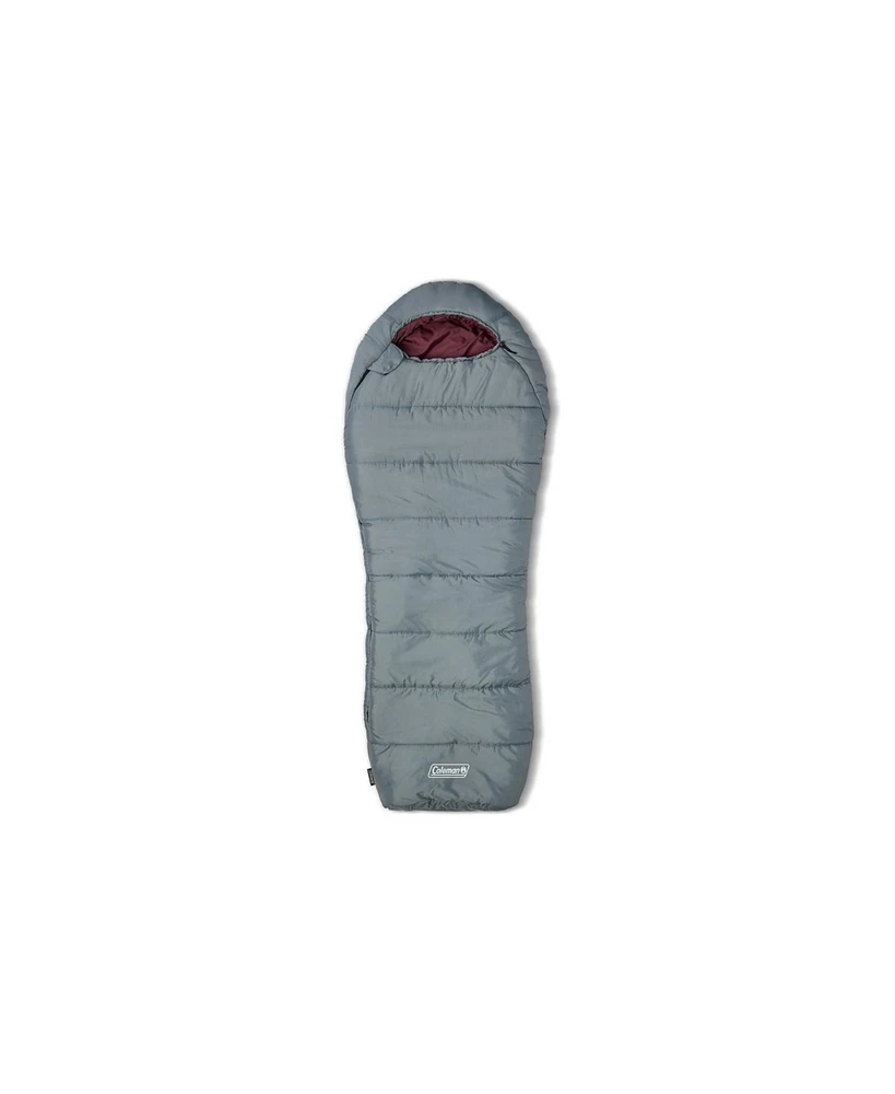 Coleman Tidelands 50 Degree Mummy Sleeping Bag, Grey