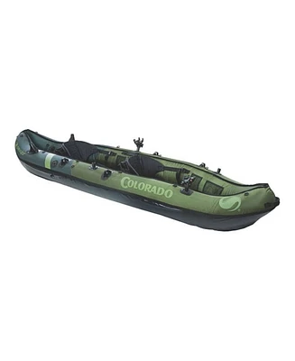 Sevylor Colorado 2-Person Inflatable Fishing Kayak, Green