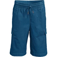 Lands' End Boys Stretch Canvas Utility Cargo Shorts