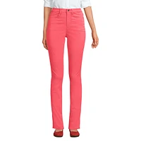 Lands' End Women's High Rise Slimming 5 Pocket Chino Slim Leg Pants