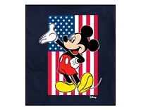 Hybrid Apparel Mickey Flag Mens Short Sleeve Tee