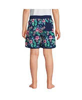 Lands' End Big Boys Husky Active Stretch Curved Hem Long Board Short