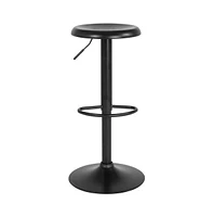 Audrey Retro Style Height Adjustable Barstool With Footrest