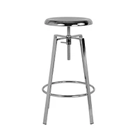 Serling Series Industrial Style Bar Stool With Height Adjustable Swivel Seat