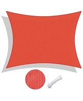 23x20 Ft 97% Uv Block Rectangle Sun Shade Sail Heavy Duty Canopy Outdoor Patio