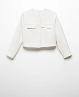 Mango Women's Lapel Detail Jacket