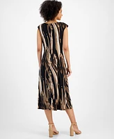 Connected Women's Printed Midi Dress