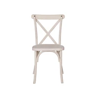 Resin X-Back Chair
