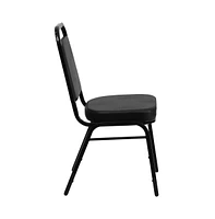 Trapezoidal Back Stacking Banquet Dining Chair - 2.5" Thick Seat