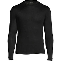 Lands' End Men's Silk Long Underwear Crew Neck