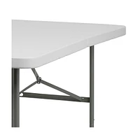 Emma+Oliver 5-Foot Bi-Fold Plastic Folding Table