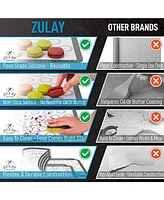 Zulay Kitchen Macaron Silicone Baking Mats 4-Pc