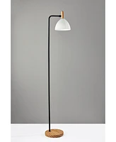 Adesso 60" Wood Peyton Floor Lamp