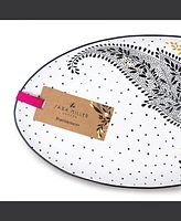Portmeirion Sara Miller Artisanne Noir Medium Serving Platter