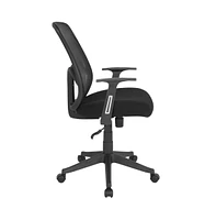 Emma+Oliver High Back Flexible Mesh Office Chair With Arms