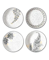 Portmeirion Sara Miller Artisanne Noir Pasta Bowls, Set of 4
