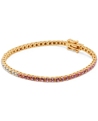 Kate Spade New York Gold-Tone Cubic Zirconia Tennis Bracelet