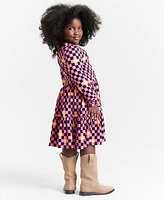 Epic Threads Girls Checkered Skater Dress, Created for Macy's