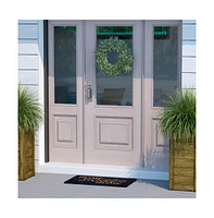 Croeso Weather Resistant Coir Doormat With Anti-Slip Rubber Backing For Indoor/Outdoor Use