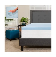Inch Gel Infused Cool Touch CertiPUR-us Certified Memory Foam Topper