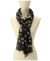 Coach Women's Daisy Cluster Printed Oblong Scarf