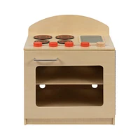 Children's Wooden Kitchen Stove With Turnable Knobs For Commercial Or Home Use