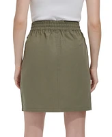 Andrew Marc Sport Women's Cotton Poplin Cargo Skirt