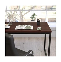 Berlin Computer Desk With Open Metal Frame