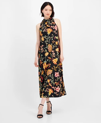 Anne Klein Women's Floral-Print Maxi Dress