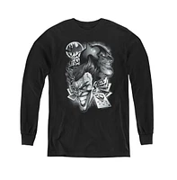 Batman Boys Youth Archenemies Long Sleeve Sweatshirts