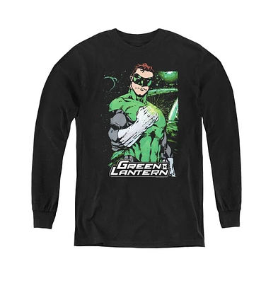 Justice League Boys of America Youth Fist Flare Long Sleeve Sweatshirts
