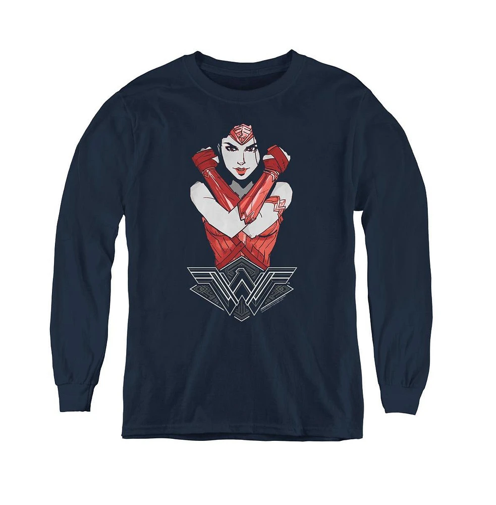 Wonder Woman Boys Movie Youth Amazon Long Sleeve Sweatshirts